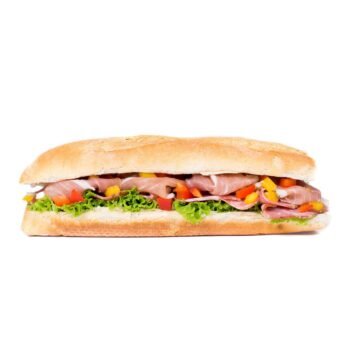 Hotdog with ham